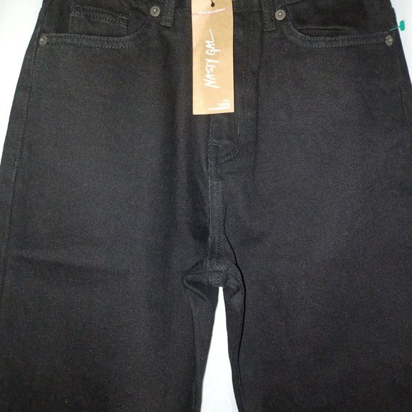 NASTY GAL ORGANIC COTTON DENIM HIGH WAIST MOM JEANS - Picture 2 of 10